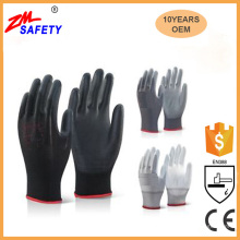 Ce-zertifikat chinesische herstellung arbeit pu beschichtete handschuhe
